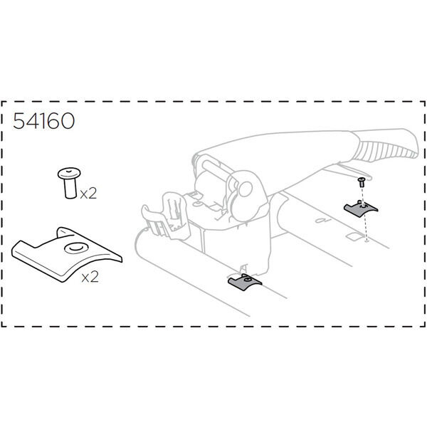 Thule 54160 Tilt pad EasyFold XT click to zoom image