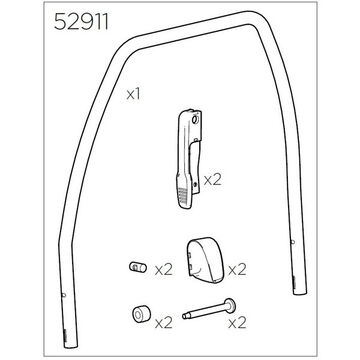 Thule 52911 Bike frame kit