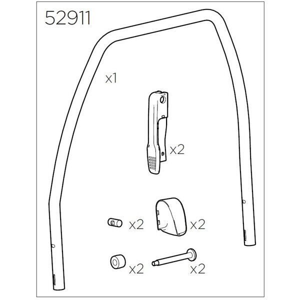 Thule 52911 Bike frame kit click to zoom image