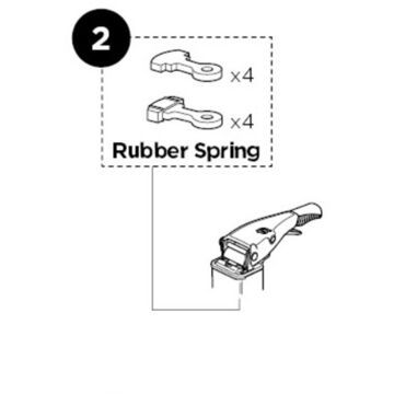 Thule 54185 Rubber Spring Sparepart Kit
