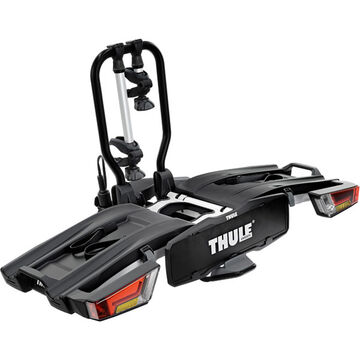 Thule 933 EasyFold XT 2-bike towball carrier with AcuTight torque knobs 13-pin