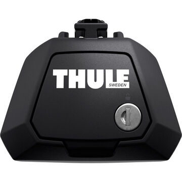 Thule 7104 Evo Raised Rail foot pack for cars with roof rails, pack of 4