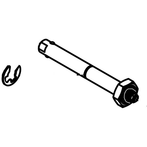 Thule Clevis wheel Axle with Circlip click to zoom image