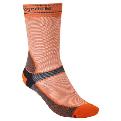 Bridgedale Men's Summer Weight T2 Coolmax Sport Boot Small (UK 3 - 5.5) Orange/Grey  click to zoom image