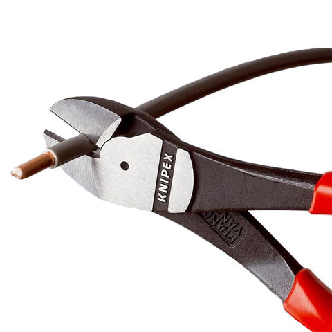 Knipex High Leverage Diagonal Side Cutters W/Grips 180mm click to zoom image