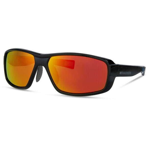 Madison Eyewear Target Glasses - gloss black / fire mirror click to zoom image
