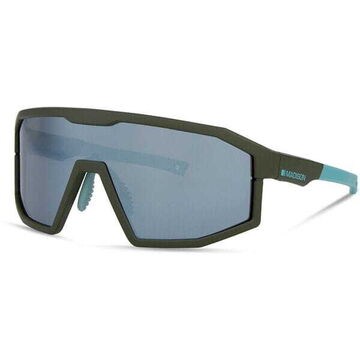 Madison Eyewear Enigma Glasses - 3 pack - matt olive / smoke mirror / amber & clear lens
