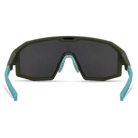 Madison Eyewear Enigma Glasses - 3 pack - matt olive / smoke mirror / amber & clear lens click to zoom image