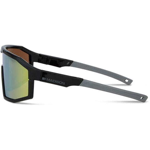 Madison Eyewear Enigma Glasses - gloss black / bronze mirror click to zoom image