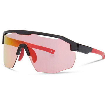 Madison Eyewear Cipher Glasses - gloss black / pink rose mirror