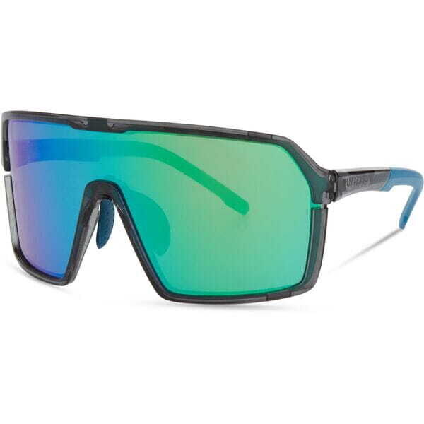 Madison Eyewear Crypto Glasses - crystal gloss smoke / green mirror click to zoom image