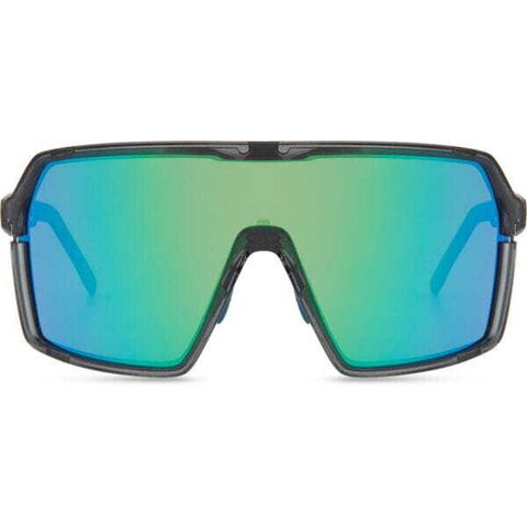 Madison Eyewear Crypto Glasses - crystal gloss smoke / green mirror click to zoom image