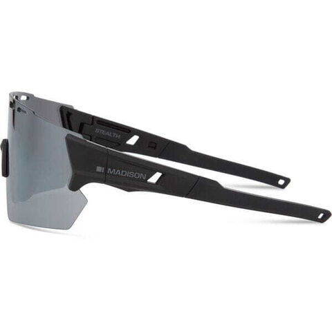 Madison Eyewear Stealth Glasses - matt black / silver mirror click to zoom image