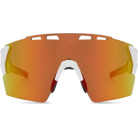 Madison Eyewear Stealth Glasses - 3 pack - gloss white / fire mirror / amber & clear lens click to zoom image