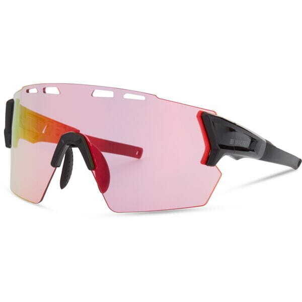 Madison Eyewear Stealth Glasses - 3 pack - gloss black / pink rose mirror / amber & clear lens click to zoom image