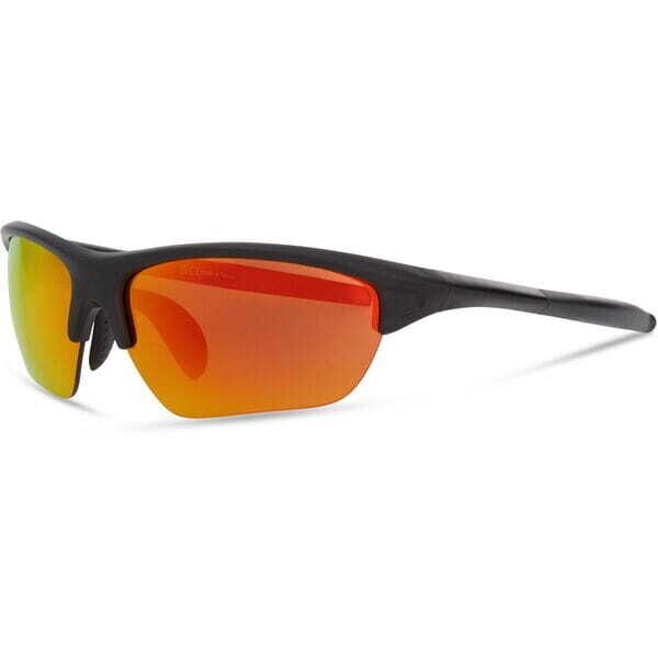 Madison Eyewear Mission Glasses - matt black / fire mirror click to zoom image