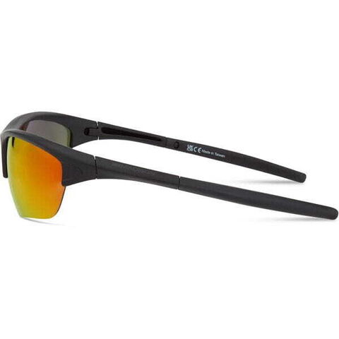 Madison Eyewear Mission Glasses - matt black / fire mirror click to zoom image
