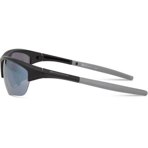 Madison Eyewear Mission Glasses - matt black / silver mirror click to zoom image