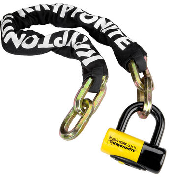 Kryptonite New York Fahgettaboudit chain and chain and NY disc lock 100 cm