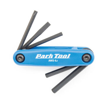 PARK TOOL AWS-9.2 Fold-Up Hex Wrench & Screwdriver Set