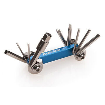 PARK TOOL IB-2 I-Beam Mini Fold-Up Hex Wrench Screwdriver & Star-Shaped Wrench Set